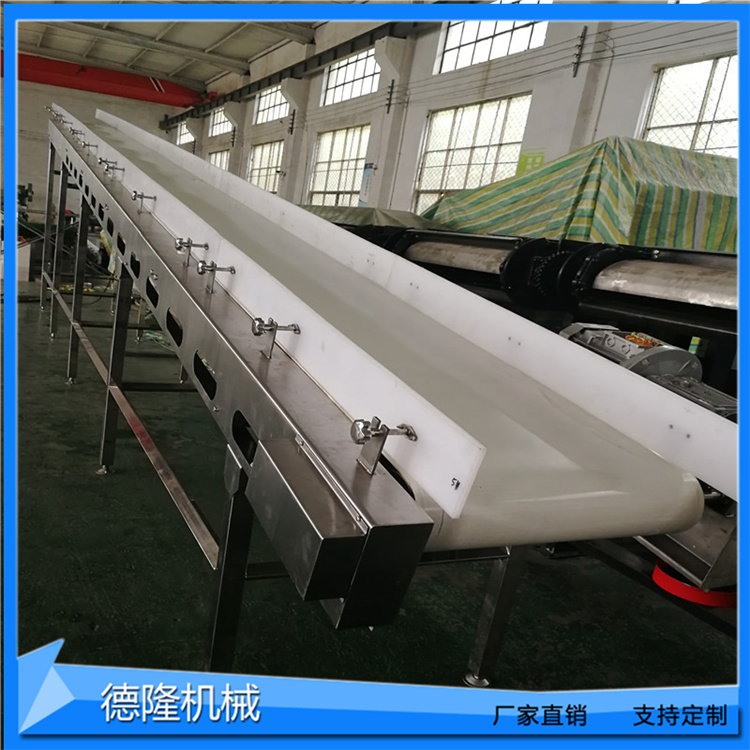 德隆 工厂车间包装台 大型粮仓上料机仓储式皮带爬坡机 定制尺寸