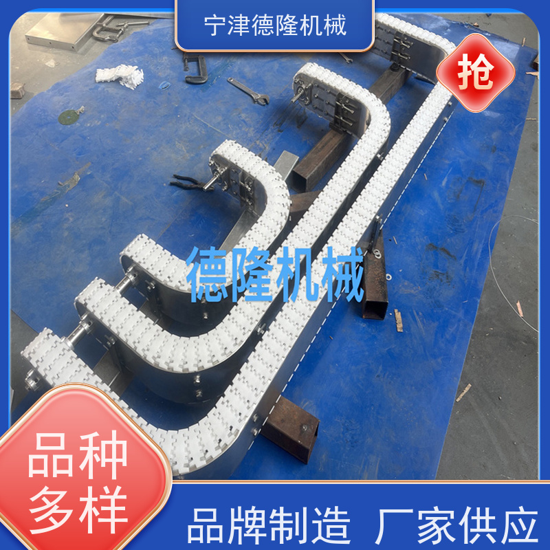 德隆 机器人配套流水线输送带  半封闭上料机 非标定制