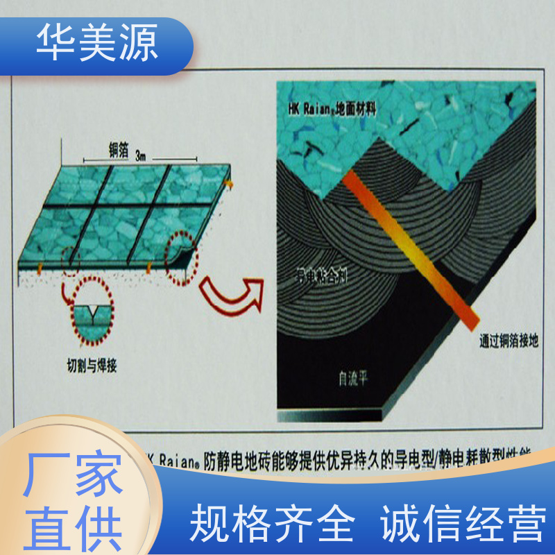 华美源 无尘车间专用 抗静电 地胶板货源充足 厂商