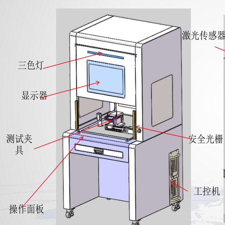 Hinge铰链推力间歇试验机 转轴纵向空间测试机