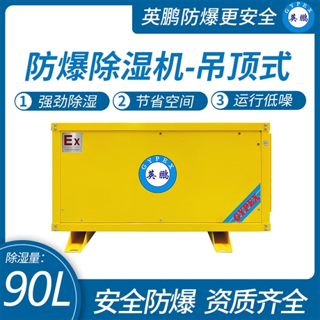 中山英鹏仓库-车间-防爆-医药-厂房工业吊顶式除湿机90L-192L