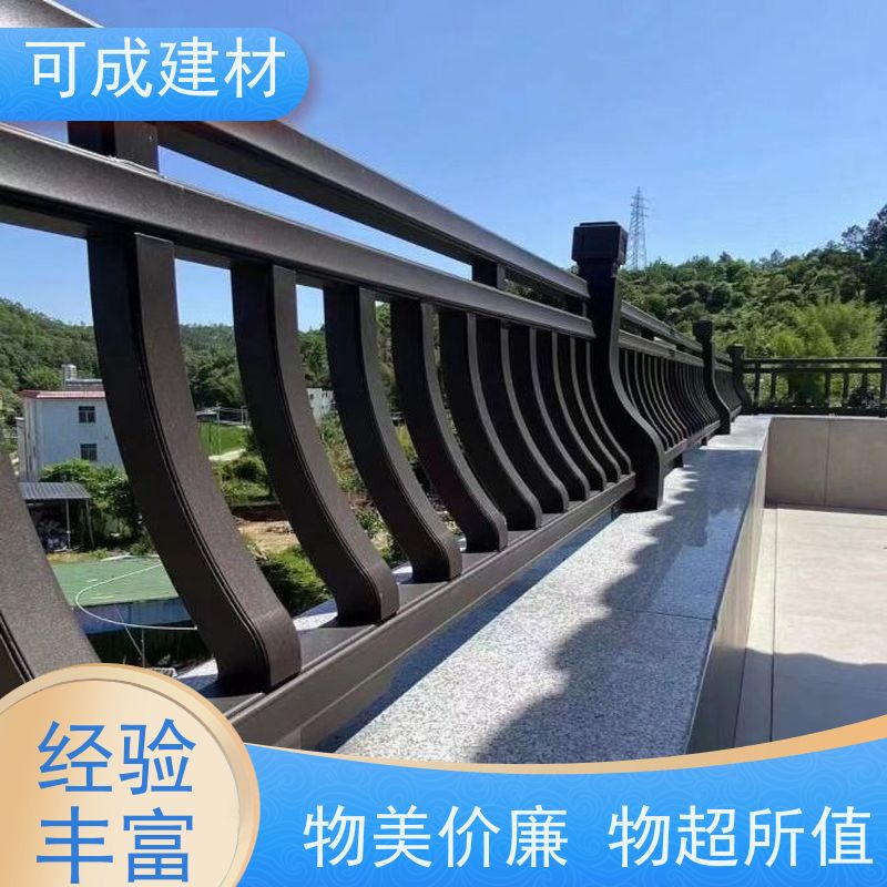 可成建材 铝替木结构建筑 别墅铝代木古建茶壶档 安装方便 省时省力