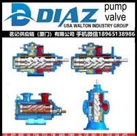 美国DIAZ迪亚兹进口不锈钢螺杆泵 耐酸碱 无堵塞 高压 单级