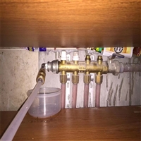 西安长安区地暖清洗更换阀门分水器暖气维修电话