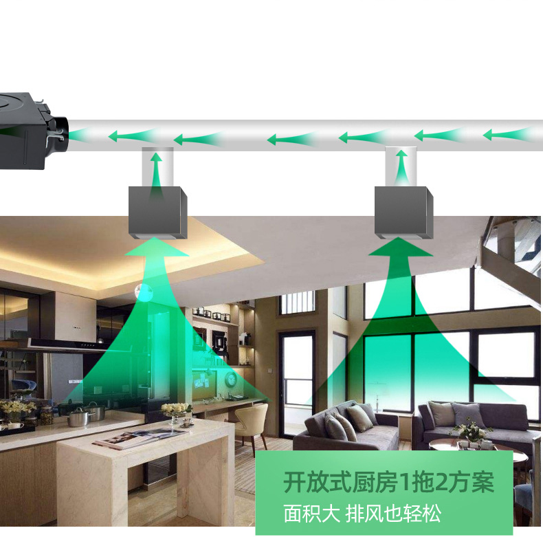 北京绿岛风薄型除霾新风机I新风净化系统DGT25-56H