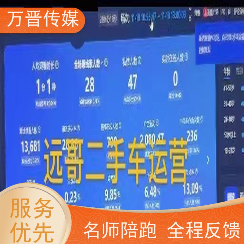 全国陪跑车商广告精准投放 运营指导