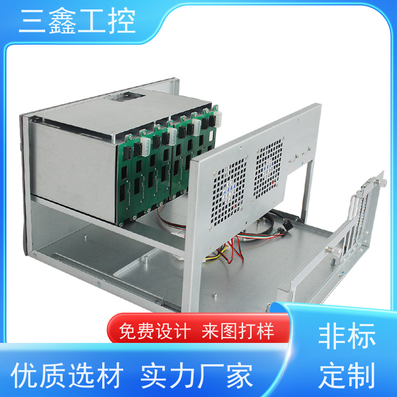 深 圳三鑫1U服务器机箱 螺丝机外壳  来图定制加工