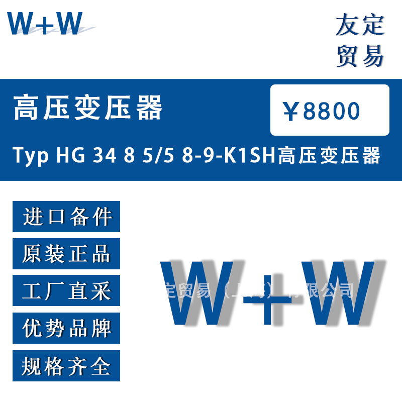 W W Typ HG 34 8 5/5 8-9-K1SH 高压变压器 议价