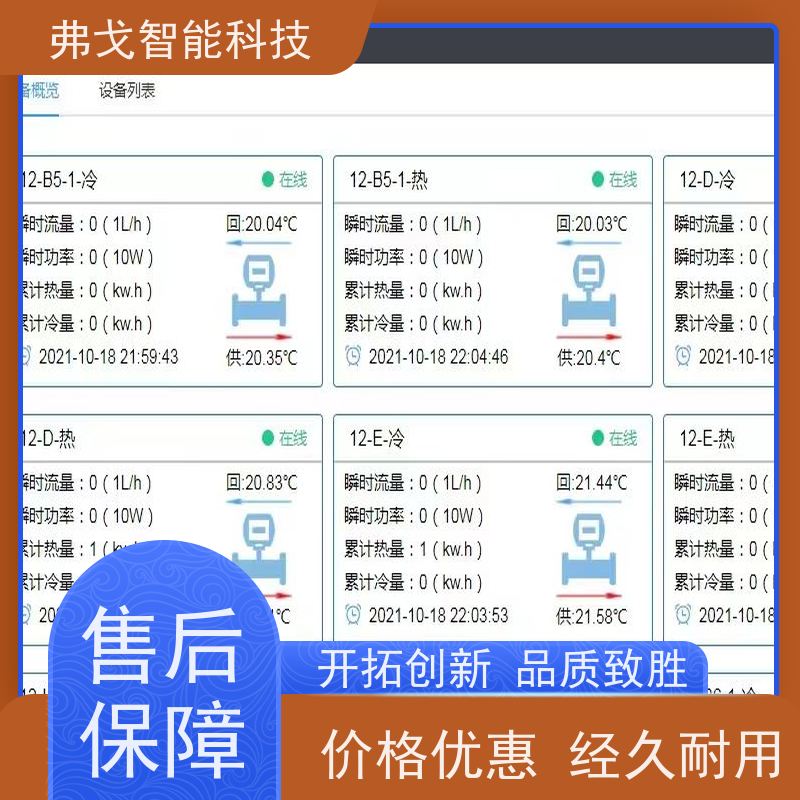 弗戈智能科技 麦克维尔中央空调分户计量系统  有用户管理系统  操作步骤 使用方法