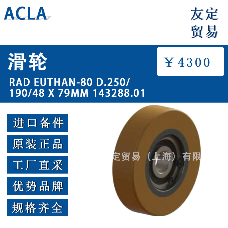 ACLA RAD EUTHAN-80 D.250/190/48 X79MM 143288.01 滑轮