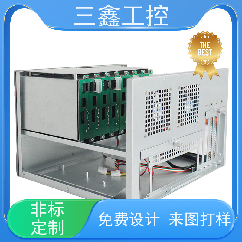 实体工厂4UDVR监控机箱 五金外壳 支持ATX母板 LED指示 USB和PS/2接口