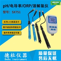 SX751便携式pH/电导率/ORP/溶解氧仪 多参数水质分析仪