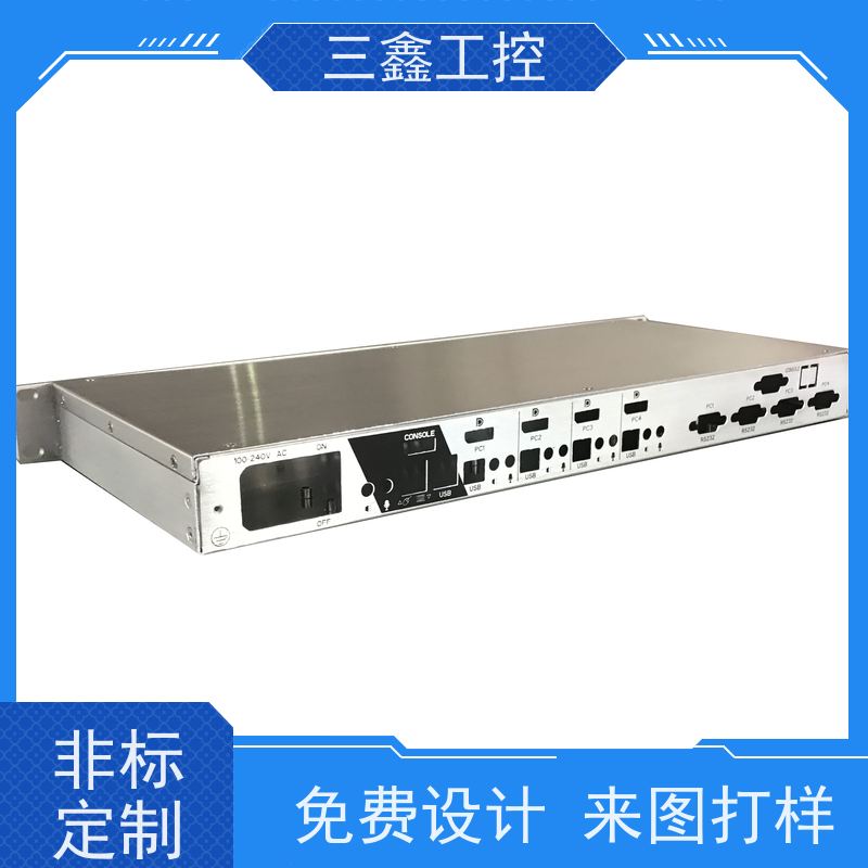 深 圳三鑫3U热插拔机箱 操作箱外壳 来图定制加工