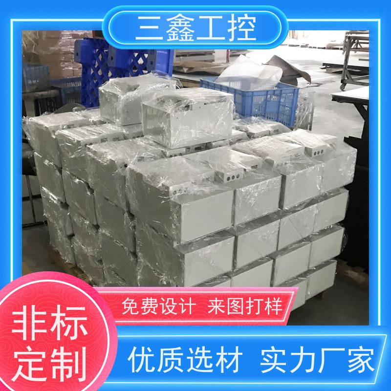 深 圳三鑫1U控制机箱 螺丝机外壳  来图定制加工