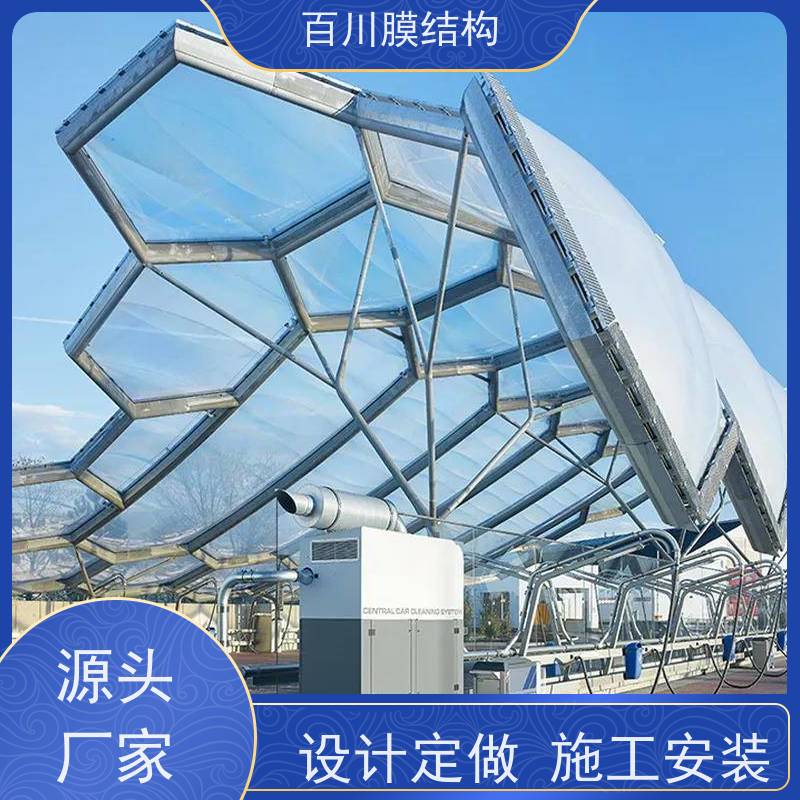百川膜结构 ETFE膜材加工 赛马场膜结构厂家直销 结实耐用