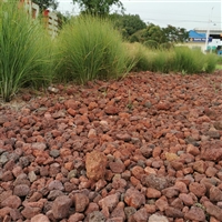 浴池会所用红色火山岩板材 灰色火山石板 火山红岩板