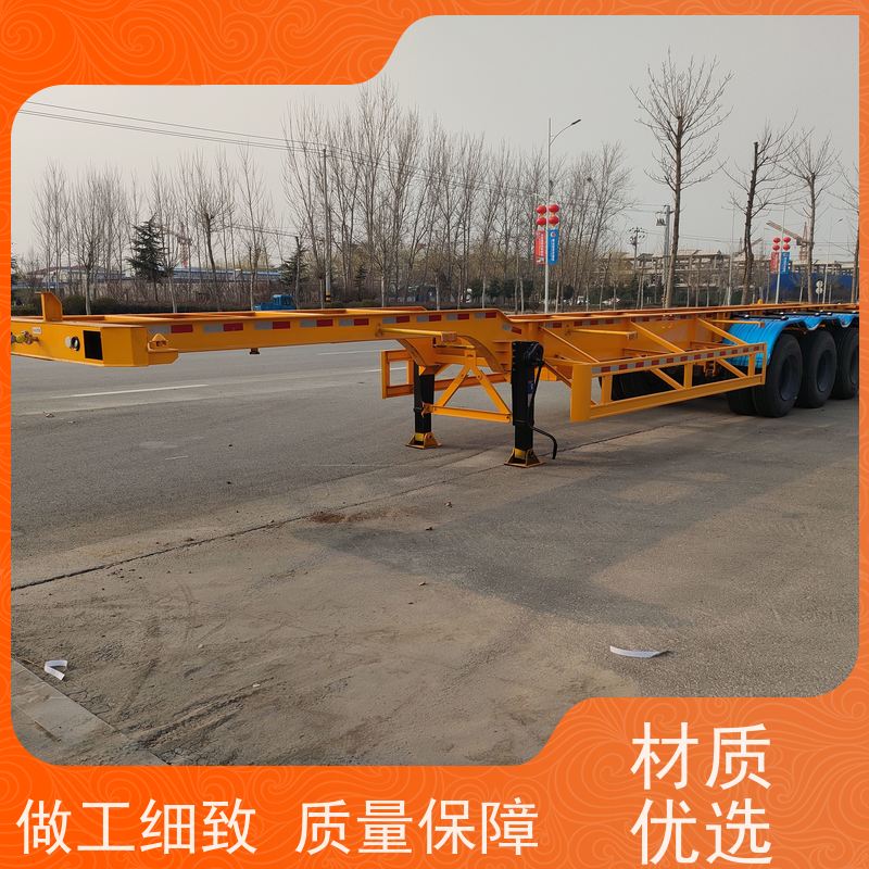 运输危险品罐箱 集装箱结构骨架 碟刹车桥半挂车