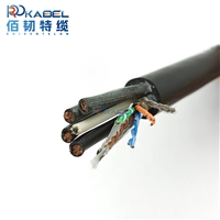 100RKABEL852673 CAT6加钢丝 TRVV拖链电缆高杆灯专用