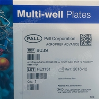  8029PALL颇尔Advance96孔蛋白提纯过滤板孔径0.12mm