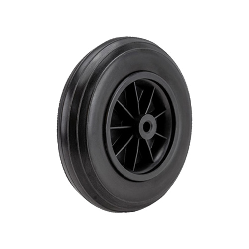 SWEDEWHEEL斯维德200mm黑色充气橡胶轮红色轮毂