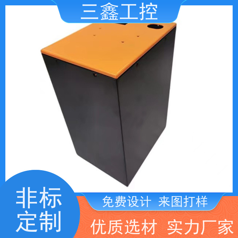 深 圳三鑫4U通讯不锈钢机箱 五金外壳 多硬盘位 TY-4UX喷塑工艺