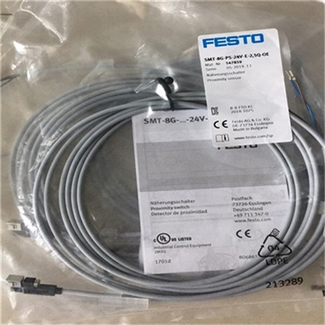 FESTO磁阻效应接近传感器SMT-8M-A-PS-24V-E-0,3-M8D