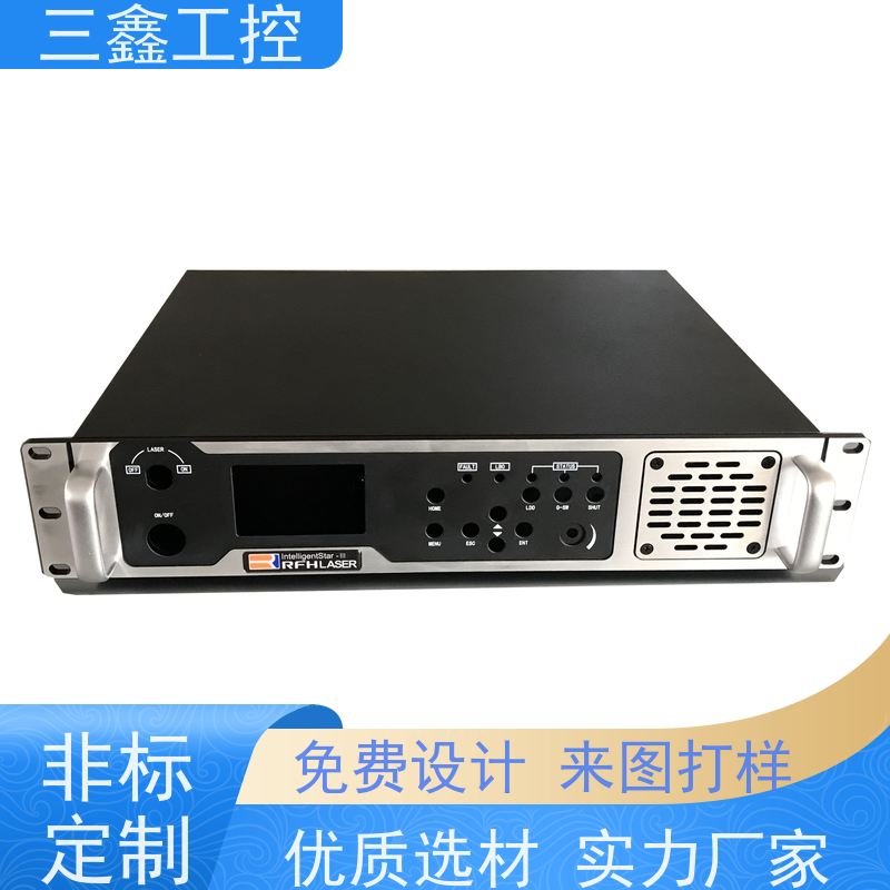 厂家供应1U2U3U4U电力通讯工业机箱 钣金外壳加工 可按色版订做