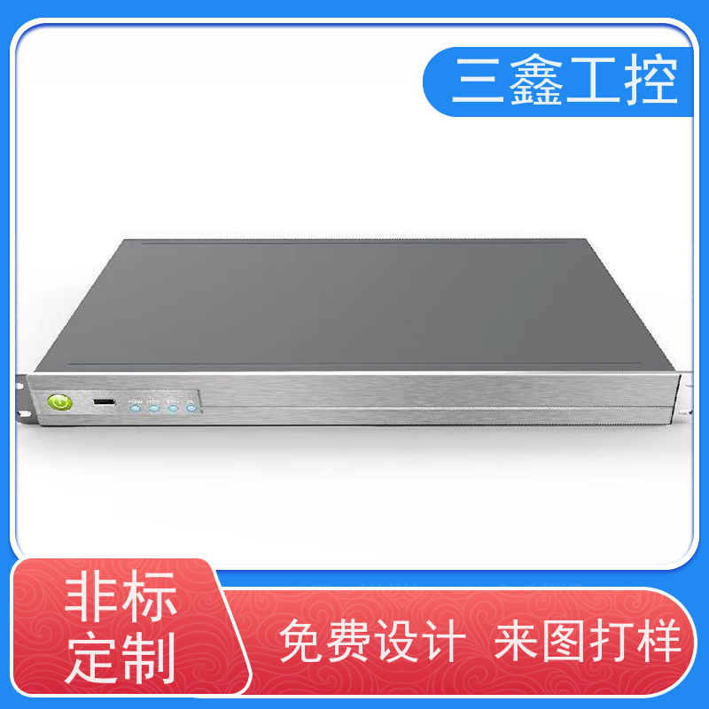 厂家供应1U-4U工业铝机箱 五金外壳 多硬盘位 TY-4UX喷塑工艺