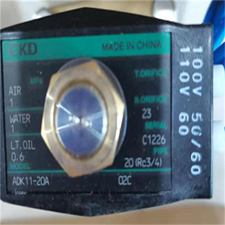ADK11-25A-D3AH-AC220V新款CKD先导式流体阀