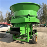 养牛场转盘打草机 全自动草捆粉碎机 下出料圆盘铡草机