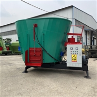 养牛场草料混拌机 牛场自动混料搅草机    五立方双轴拌草机