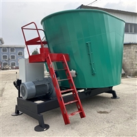 纯铜电机拌料机 8立方卧式拌草机 全日粮草料混合机