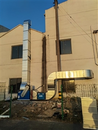 饭馆厨房排烟罩风管安装    上海山优暖通工程公司     厨房排烟罩