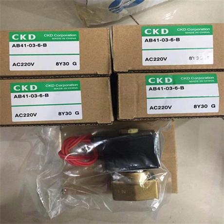CKD直动式2通电磁阀AB41-02-6-E2H-AC220V驱动方式