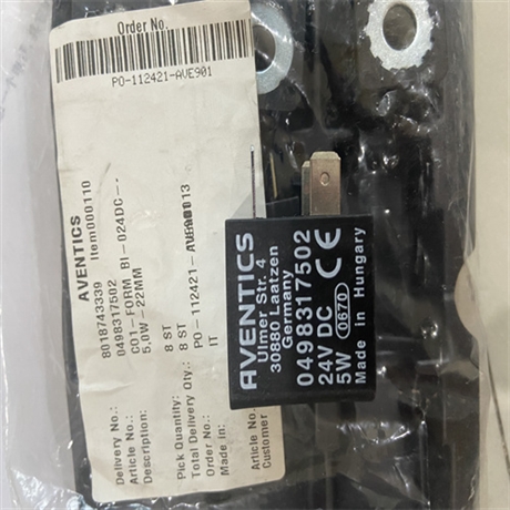 安沃驰aventics二位五通换向阀0820403002特征