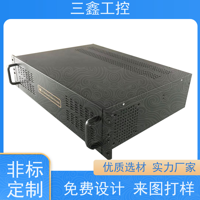 深 圳三鑫嵌入式不锈钢配电箱  五金外壳 多硬盘位 TY-4UX喷塑工艺