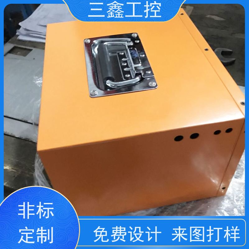 深 圳三鑫1U数控机箱 钣金外壳加工 可按色版订做