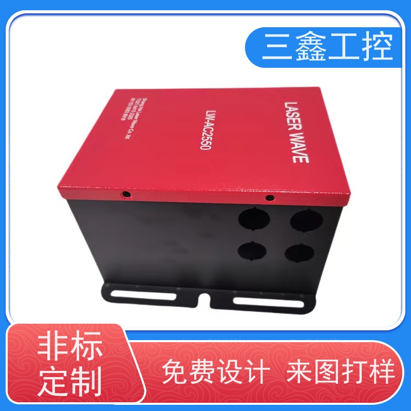 深 圳三鑫机架式铝面板机箱 钣金加工 可按色版订做