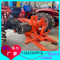 青岛市拖拉机绞磨机 550四轮拖拉机改装绞磨 电力施工15吨牵引机