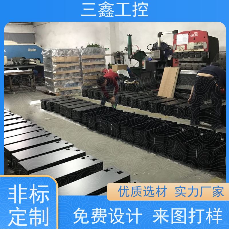 深 圳三鑫4U不锈钢机箱 五金外壳 多硬盘位 TY-4UX喷塑工艺