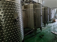 PLC控制整套果酒加工设备 山楂果酒酿造生产线年产50-500吨