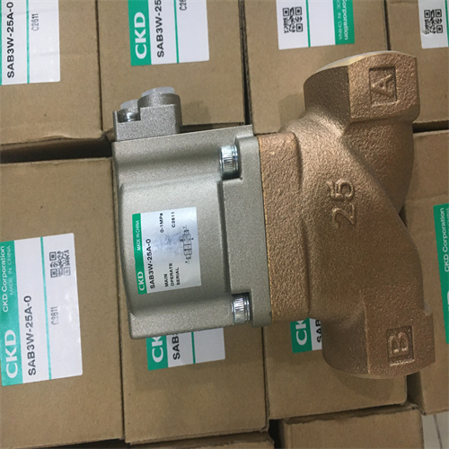 SAB3W-25A-0 日本Ckd气控阀操作方式