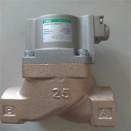 SAB3W-25A-0 日本Ckd气控阀操作方式