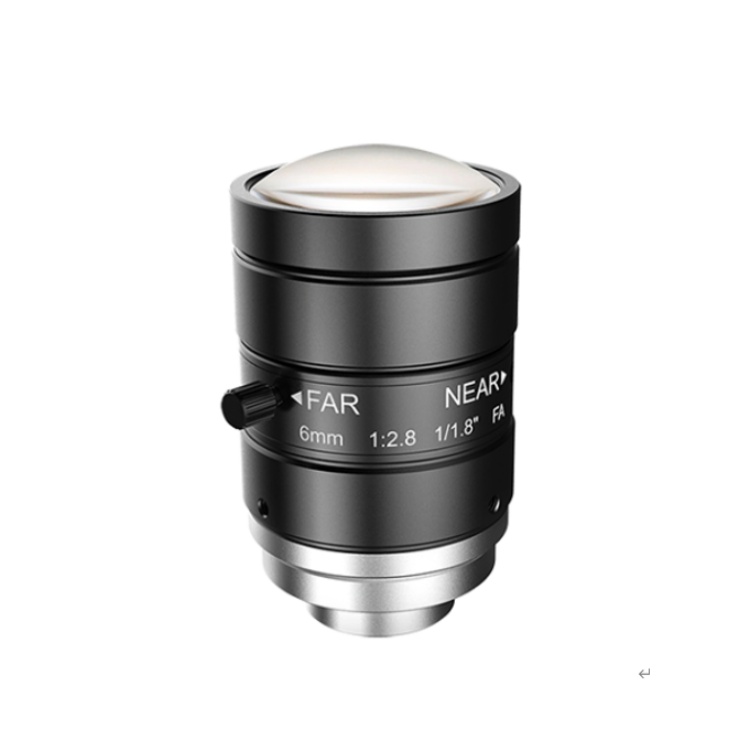 MH0628SP 华睿600万1/1.8英寸6mm面阵镜头 光圈孔径F2.8-F16