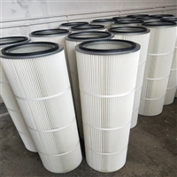 供应东丽覆膜防静电除尘滤筒 规格320X1200