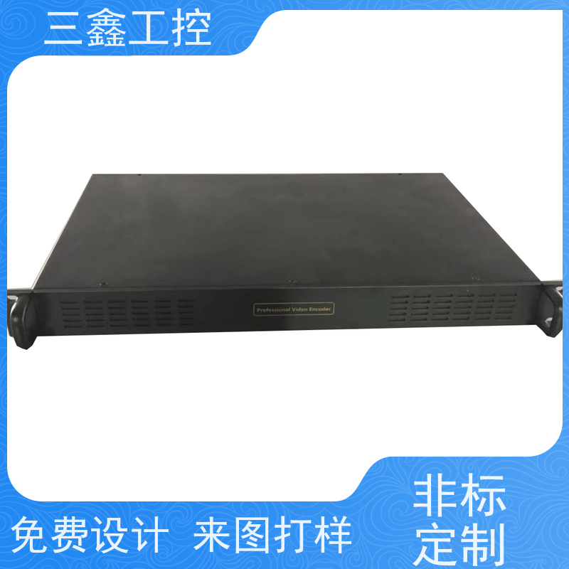 实体工厂1UDVR监控机箱 不锈钢机柜  多硬盘位 TY-4UX喷塑工艺