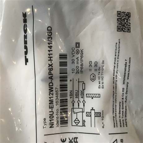 图尔克TURCK接近开关BI10-M30-AZ3X 