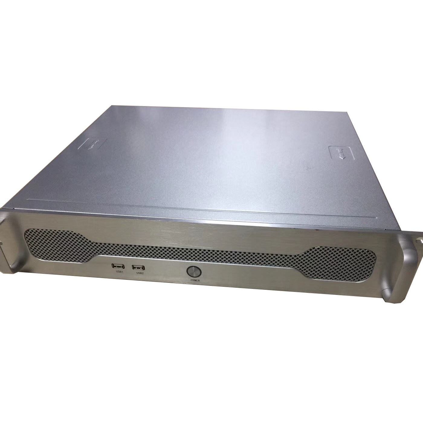 实体工厂3U工控机箱 五金外壳 支持ATX母板 LED指示 USB和PS/2接口 