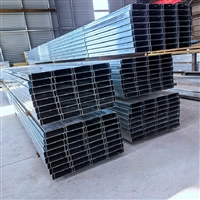 重庆光伏支架C型钢锌铝镁光伏支架C型钢几T型钢光伏支架出口