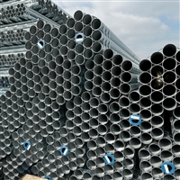 重庆厂家供应镀锌管热镀锌圆管穿线管架子管